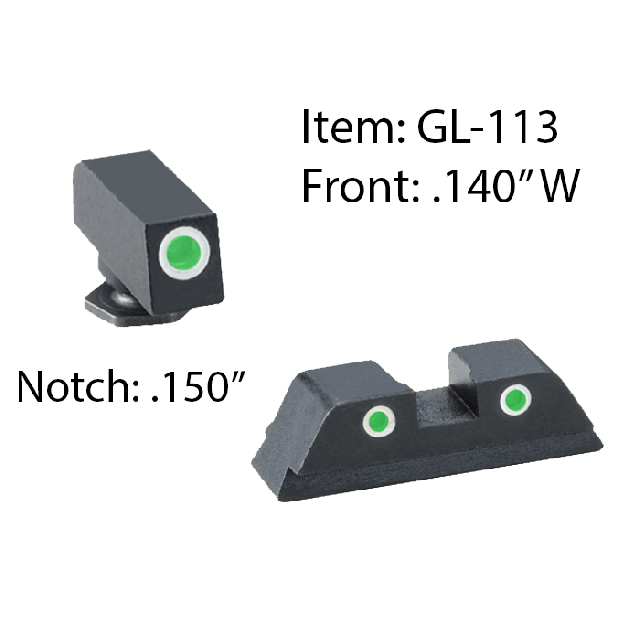 Ameriglo Glock Classic Style Night Sight Sets